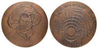 ASTRONOMIE Bronzegussmedaille (v.Maurer) Nikolaus Kopernikus 1473-1543. -