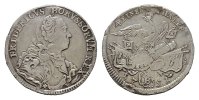 BRANDENBURG-PREUSSEN 1/4 Taler 1751, B. Friedrich II., der Große, 1740-1786. Kl. Hksp., VF