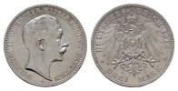Preussen 3 Mark Wilhelm II., 1888-1918. -