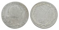 BRANDENBURG-PREUSSEN 1/3 Taler 1774, E-Königsberg. Friedrich II., der Große, 1740-1786. F/VF.