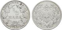 1/2 Mark 1908, G. Deutsches Reich  Vorzüglich