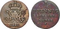 BRAUNSCHWEIG-LÜNEBURG Pfennig 1831, C. Wilhelm IV., 1830-1837. Fast vorz... 43.35 £  +  8.67 £ shipping