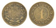 DÄNEMARK Skilling Frederik VII., 1848-1863. -