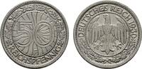 50 Reichspfennig 1930 F. WEIMARER REPUBLIK  Vorzüglich +