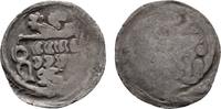 TSCHECHIEN Einseitiger Pfennig Georg von Podiebrad, 1458-1471. -