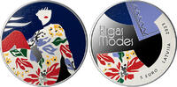 Lettland 5 Euro Latvia Riga Fashion -