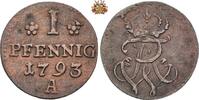 Brandenburg-Preußen Pfennig 1793 Pfennig 1793 A vz 23.41 £  +  34.68 £ shipping