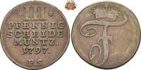 Waldeck 3 Pfennig III Pfennig 1797 -
