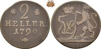 Hessen-Kassel 2 Heller 1790 Wilhelm IX - 1785-1803 s - ss 12.14 £  +  34.68 £ shipping