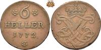 Hessen-Kassel 6 Heller 1772 Friedrich II - 1760-1785 s+ 52.02 £  +  34.68 £ shipping