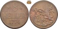 Hessen-Kassel 8 Heller 1774 Friedrich II - 1760-1785 s+ 23.41 £  +  34.68 £ shipping