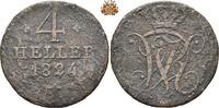 Hessen-Kassel 4 Heller 1824 Wilhelm II - 1821-1847 s- 10.40 £  +  34.68 £ shipping