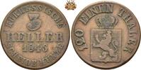 Hessen-Kassel 3 Heller 1846 Wilhelm II - 1821-1847 s - ss 12.14 £  +  34.68 £ shipping