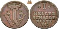 Hessen-Kassel I Heller 1757 Wilhelm VIII - 1751-1760 s - ss 12.14 £  +  34.68 £ shipping