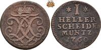 Hessen-Kassel I Heller 1760 Friedrich II - 1760 - 1785 s+ 10.40 £  +  34.68 £ shipping