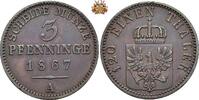 Brandenburg-Preußen 3 Pfennig 1867 3 Pfennig 1867 A fst 17.34 £  +  34.68 £ shipping