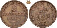 Brandenburg-Preußen 3 Pfennig 1870 3 Pfennig 1872 A ss-vz 7.80 £  +  34.68 £ shipping