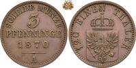 Brandenburg-Preußen 3 Pfennig 1870 3 Pfennig 1870 A vz 10.40 £  +  34.68 £ shipping
