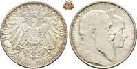 Baden 2 Mark 1906 (G) - Goldene Hochzeit Friedrich und Luise von Baden - 2 Mark 1906 fst