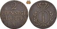 Brandenburg-Preußen 2 Pfennig 1814 2 Pfennig 1814 A ss 23.41 £  +  34.68 £ shipping