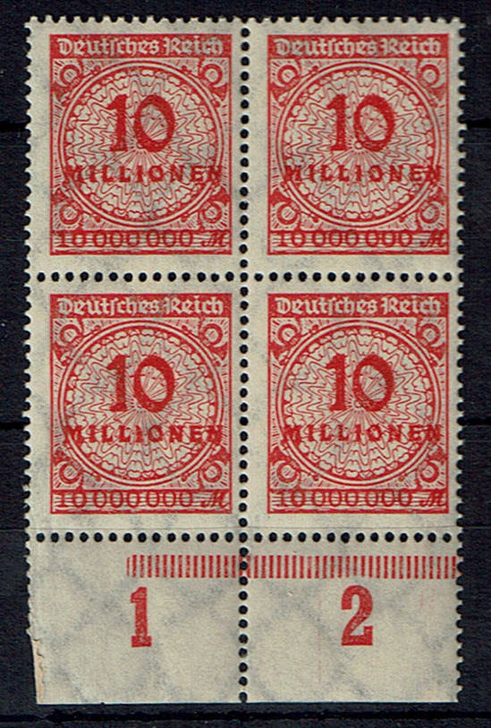 10 Millionen Mark 1923 Deutsches Reich Mi. Nr. 318A PUR A quot