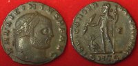 Römische Kaiserzeit - Licinius I. Follis AE-Follis des Licinius I. Rv: Jupiter, IOVI CONSERVATORI AVGG / SMTS -