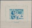 Albanien 5 Lek. Albanien 1959, Michel-Nummer 590, Block 6, Postfrisch -