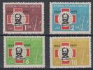 Albanien 1,5 - 10 Lek.(4 Werte) Albanien 1963, Michel-Nummer 717 - 720, Postfrisch -