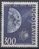Jugoslawien 300 Din. Jugoslawien, Michel-Nummer 869, Geophysikalisches Jahr, Gestempelt -