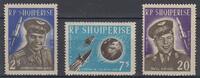 Albanien 2,50 Lek. - 20 Lek. (3 Werte) Albanien, Michel-Nummer 727 - 729, Wostok 3, Postfrisch -