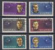Albanien 3 Lek. - 20 Lek. (6 Werte) Albanien, Michel-Nummer 757 - 762 A, Sowjetische Kosmonauten, Gestempelt -