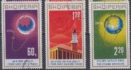 Albanien 60 q. - 2,20 Lek. (4 Werte) Albanien, Michel-Nummer 1486 - 1488, Weltraumerfolge Chinas, Gestempelt -