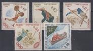 Monaco 10 L. - 10 Dr. Monaco, Michel-Nummer 784 - 788, Olympische Sommerspiele, Tokio 1964 -