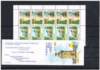 Guernsey 10 Werte Guernsey, Michel-Nr. 413 a & 414 a, Heftblatt 29 , Leuchturm von St. Peter Port -
