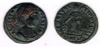 Römische Kaiserzeit - Helena Mittelfollis AE-Mittelfollis der Helena, Rv: Securitas, SECVRITAS REIPVBLICAE / SMTS -