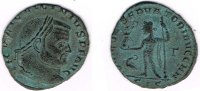 Römische Kaiserzeit - Licinius I. Follis AE-Follis des Licinius I. Rv: Jupiter, IOVI CONSERVATORI AVGG NN/ SIS -
