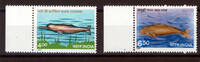 Indien 2 Werte Indien, Mi-Nr. 1291-92, Fluß- und Meeressäugetiere -