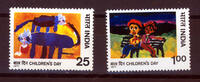 Indien 2 Werte Indien, Mi-Nr. 740-41, Tag des Kindes -