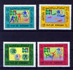 Jordanien 4 Werte Jordanien, Mi-Nr. 1266-69, Sportmarken Olympische Sommerspiele -