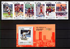 Kuba 7 Werte Kuba, Mi-Nr. 2716-21, Bl. 75, Sportmarken Olympische Sommerspiele -