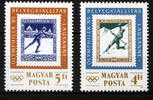 Ungarn 2 Werte Ungarn, Mi-Nr. 3743-44A, Sportmarken Olymphilex -