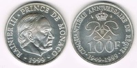 Monaco 100 Francs Monaco, 100 francs 1999, Prince Rainer III, condition like scan -