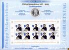 BRD 10 DM Deutschland, Numisblatt 1/1997 mit 10-Mark-Münze (10 DM) Philipp Melanchton ! -