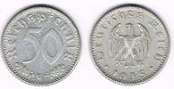 Drittes Reich 50 Pfennig Drittes Reich, Kursmünze 50 Pfennig 1935 G, Aluminium! -