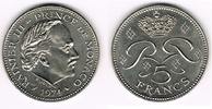 Monaco 5 Francs Monaco 5 Francs 1974, Rainier III. Prinz von Monaco, siehe Scan -
