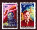 Zentralafrikanische Republik 2 Marken Zentralafrikanische Republik, Mi-Nr. 120-121 Astronauten -