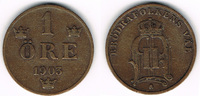 Schweden 1 Öre sweden, 1 öre 1903, Oskar II., like scan -