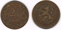 Niederlande 2 1/2 Cent netherlands, 2 1/2 Cent 1905, like scan -