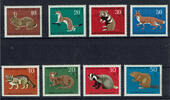 BRD 10 Werte BRD, Mi.-Nr. 529-32, 549-52 postfrisch, Jugend: Tiere -
