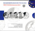 Deutschland - BRD 5 x 10 € Blister Offizieller Blister Silber-Gedenkmünzen-Set BRD 2013, 5 x 10 €, PP -